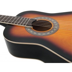 DIMAVERY AC-303 Classical Guitar 1/2 sunburst